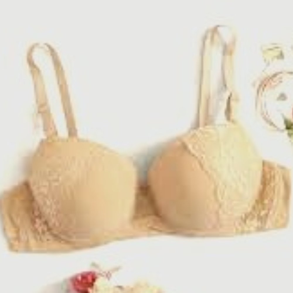 Floral Lace Underwire Bra